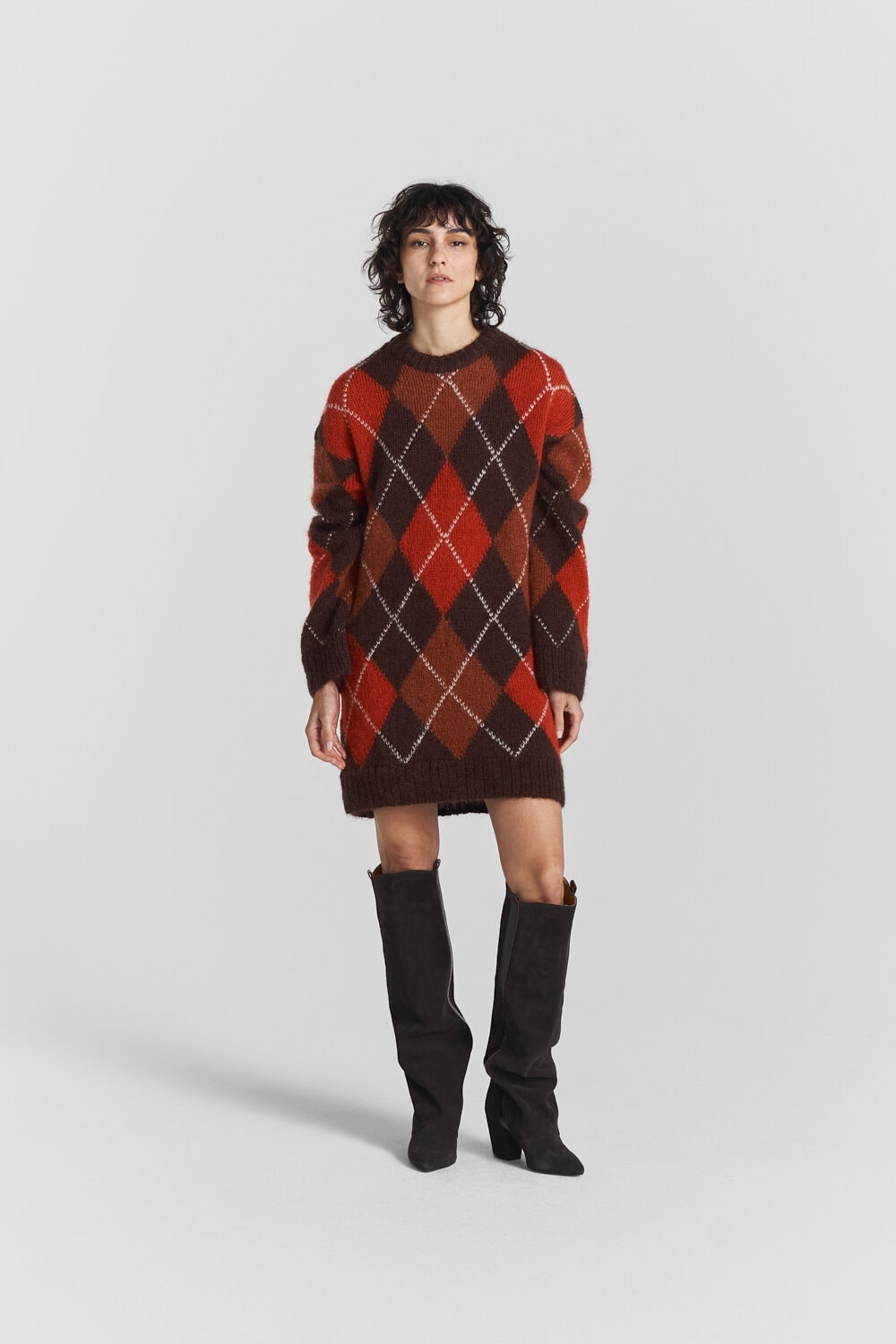 Kallie Argyle Mohair Sweater