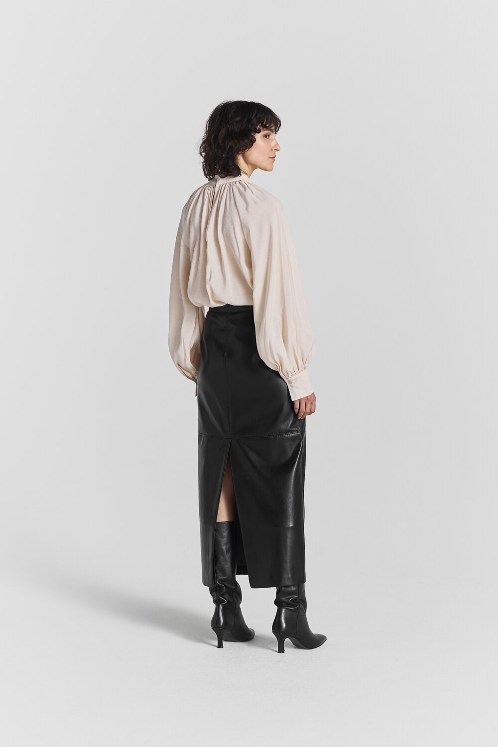 Yara Faux Leather Skirt