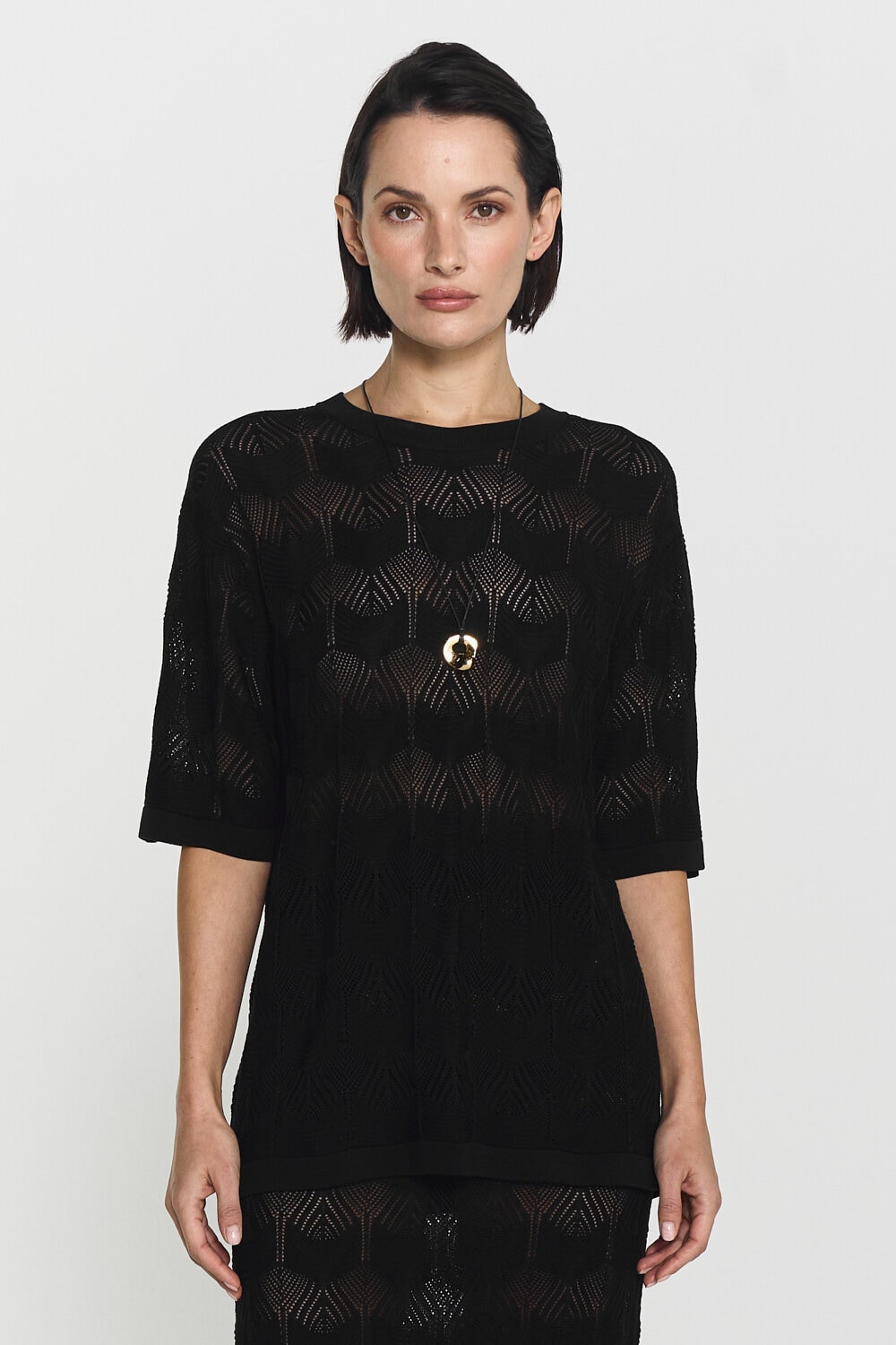 Uma Crochet Tee