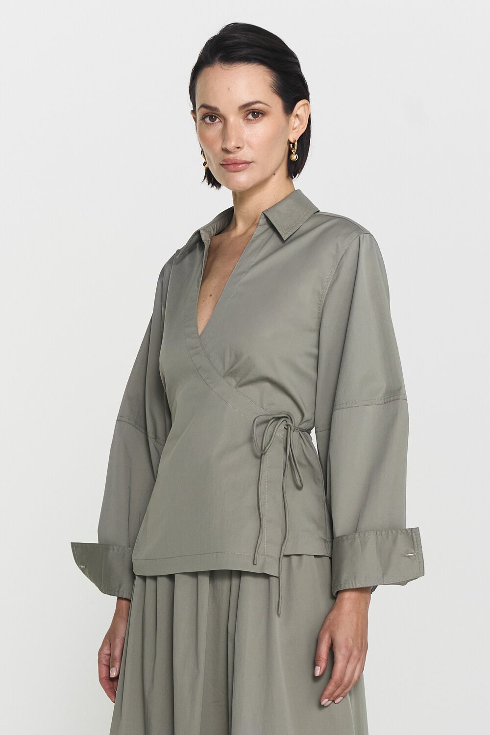 Mella Wrap Shirt