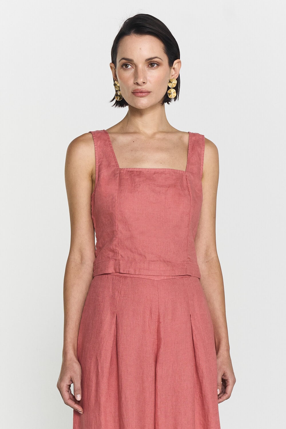Heidi Linen Top