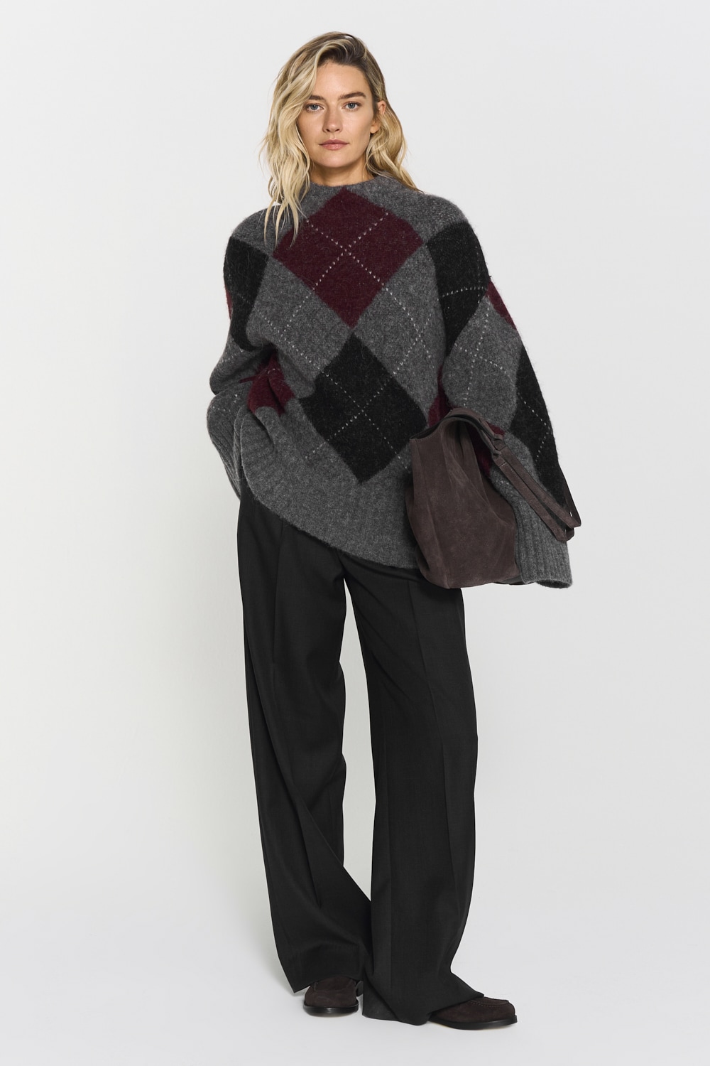 Idalia Argyle Sweater