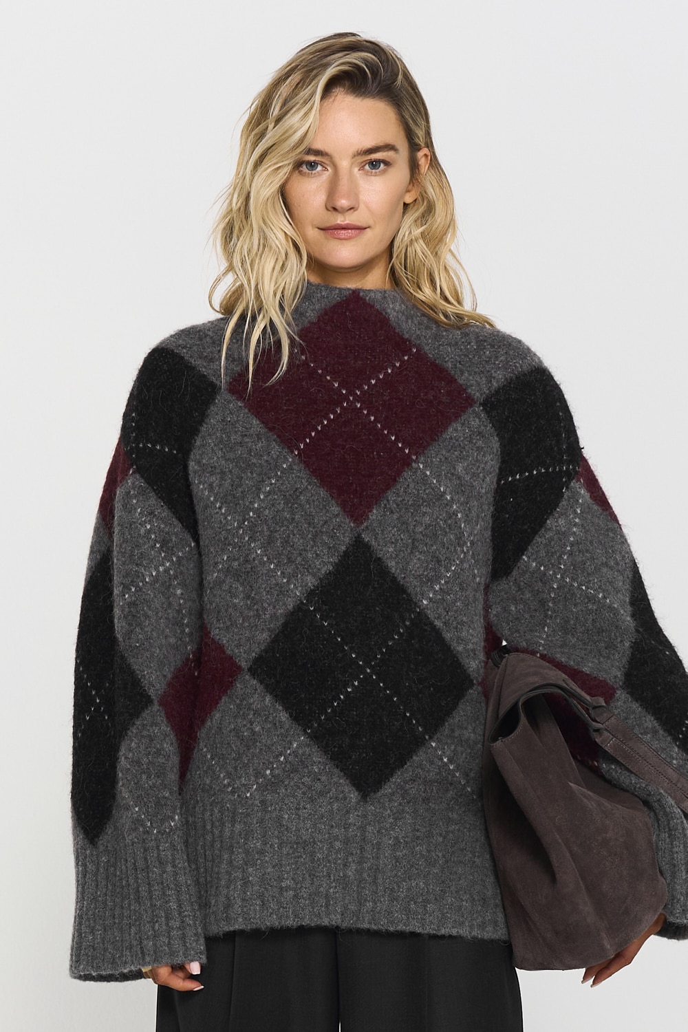 Idalia Argyle Sweater