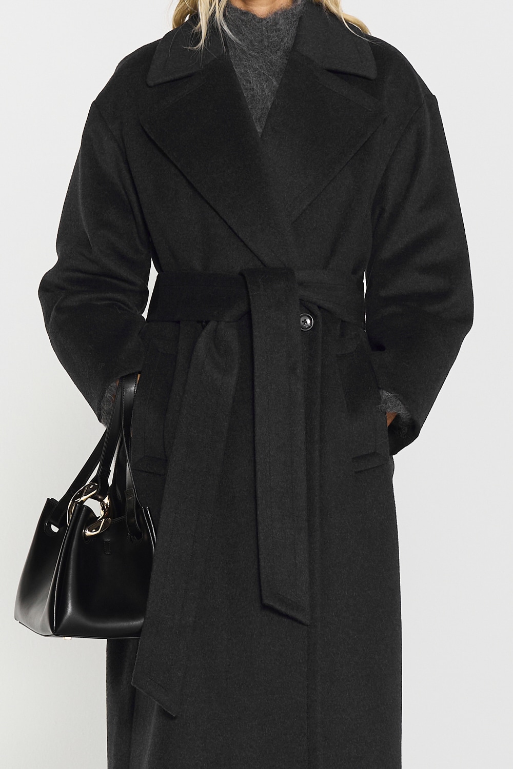 Roya Wool Blend Coat