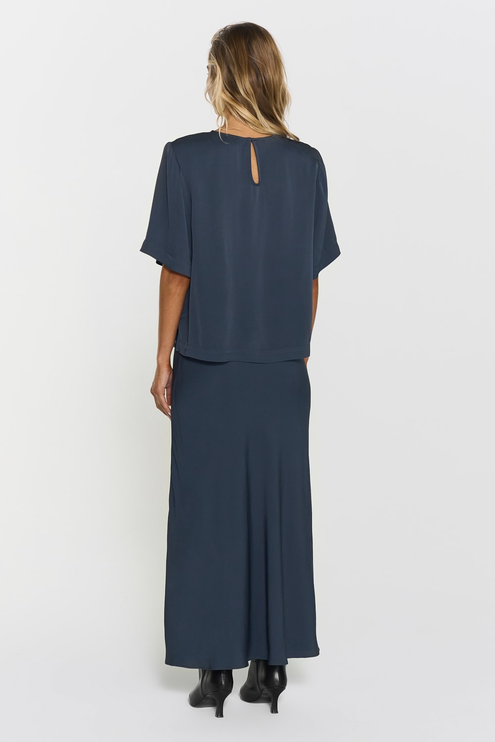 Tyne Satin Skirt