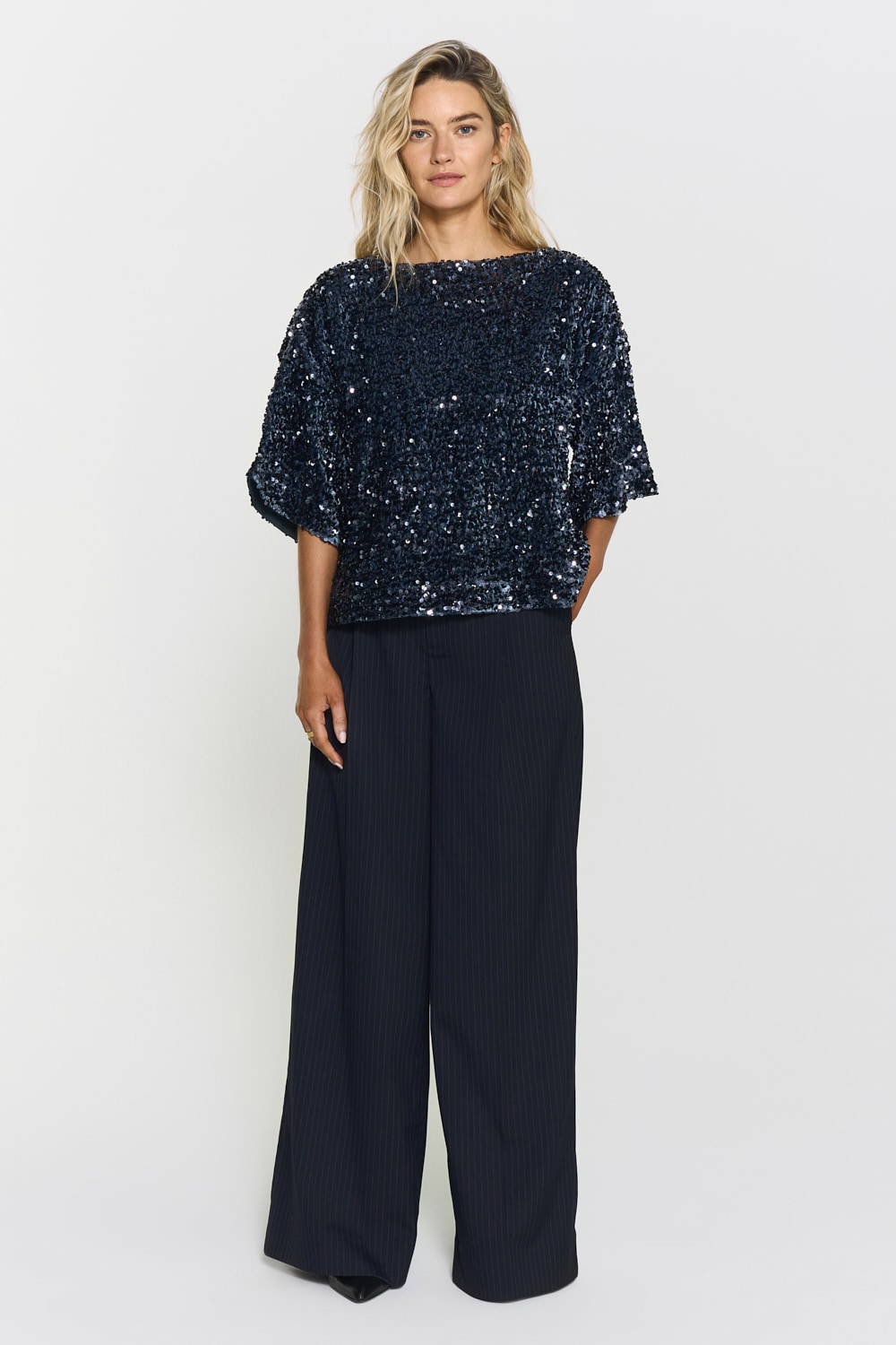 Zoka Sequin Top