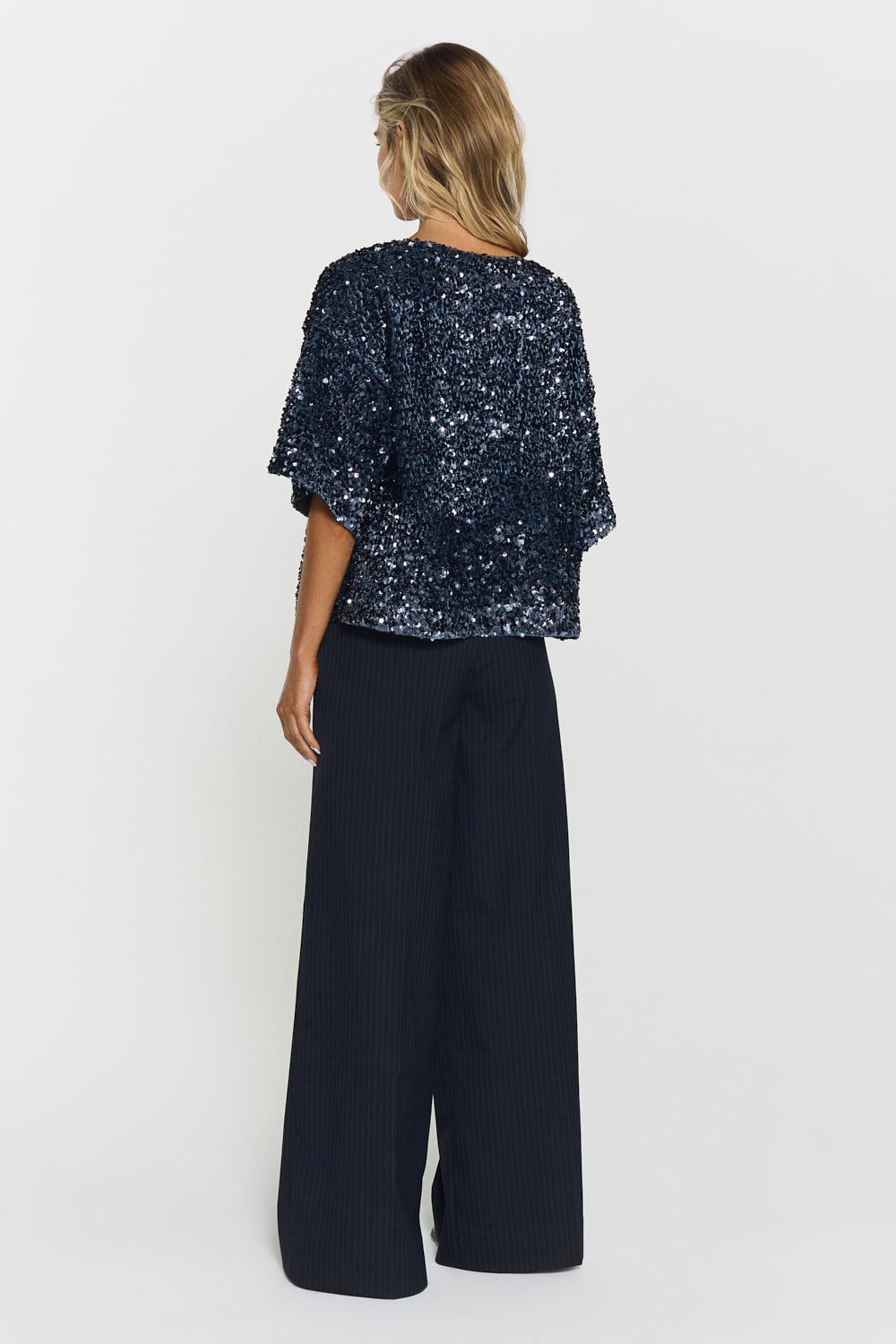 Zoka Sequin Top