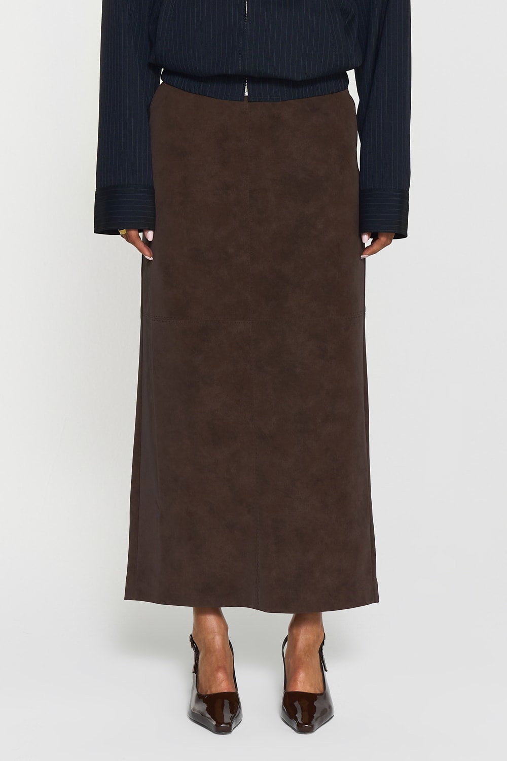 Yara Faux Suede Skirt