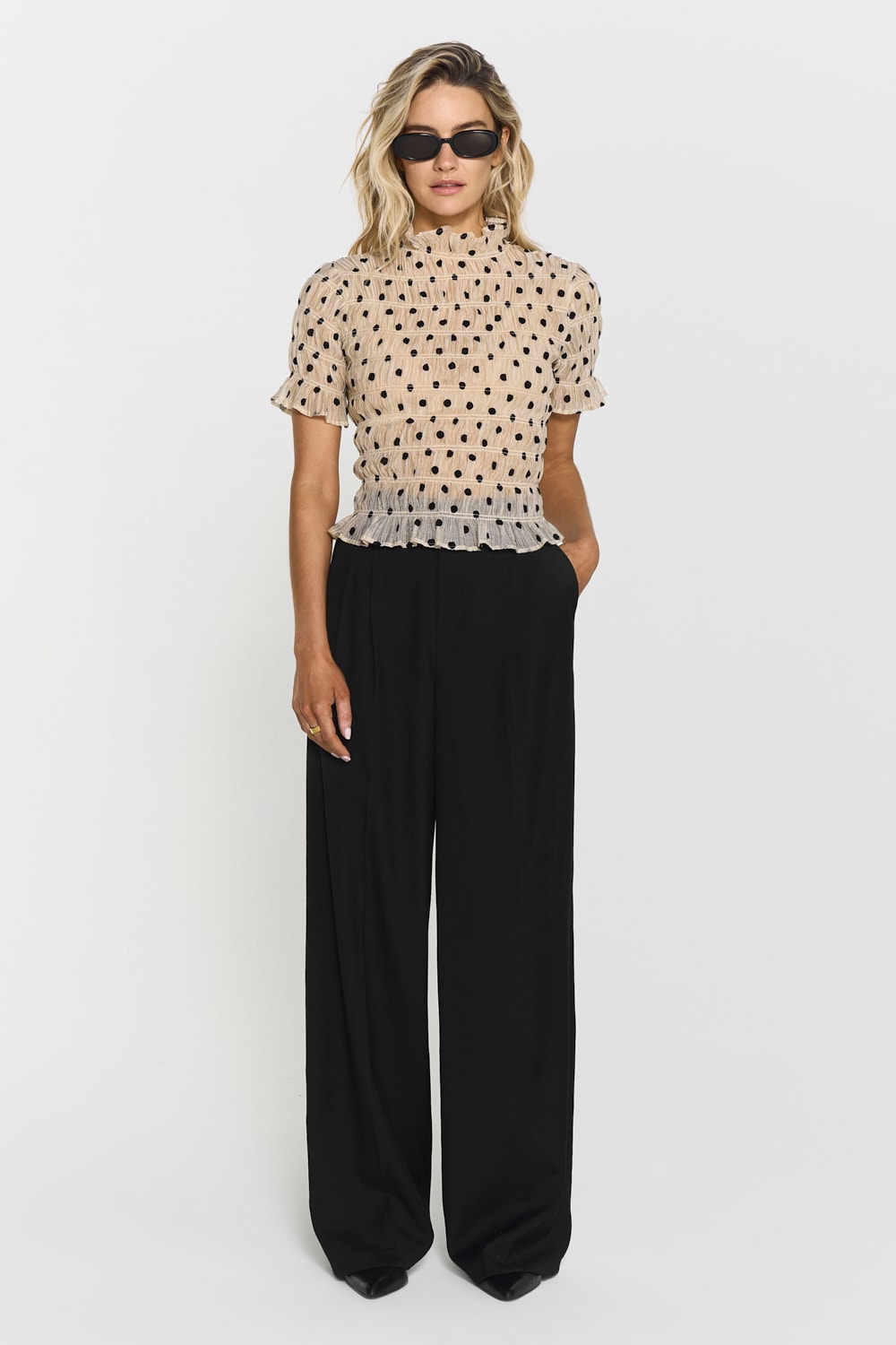 Myra Smocked Top