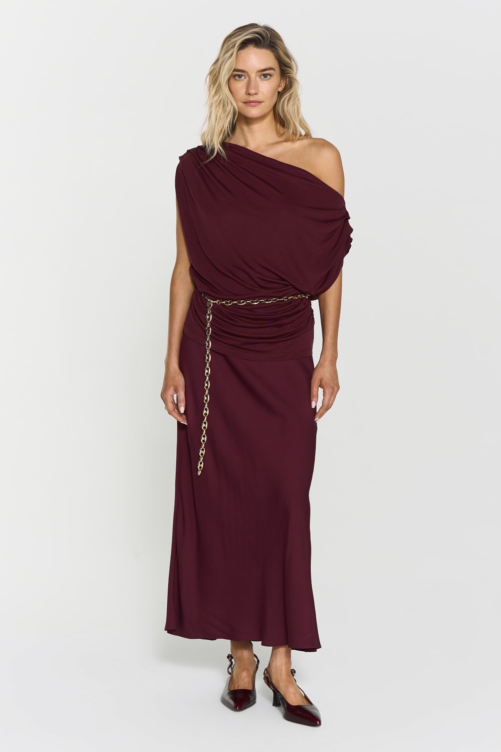 Tyne Satin Skirt