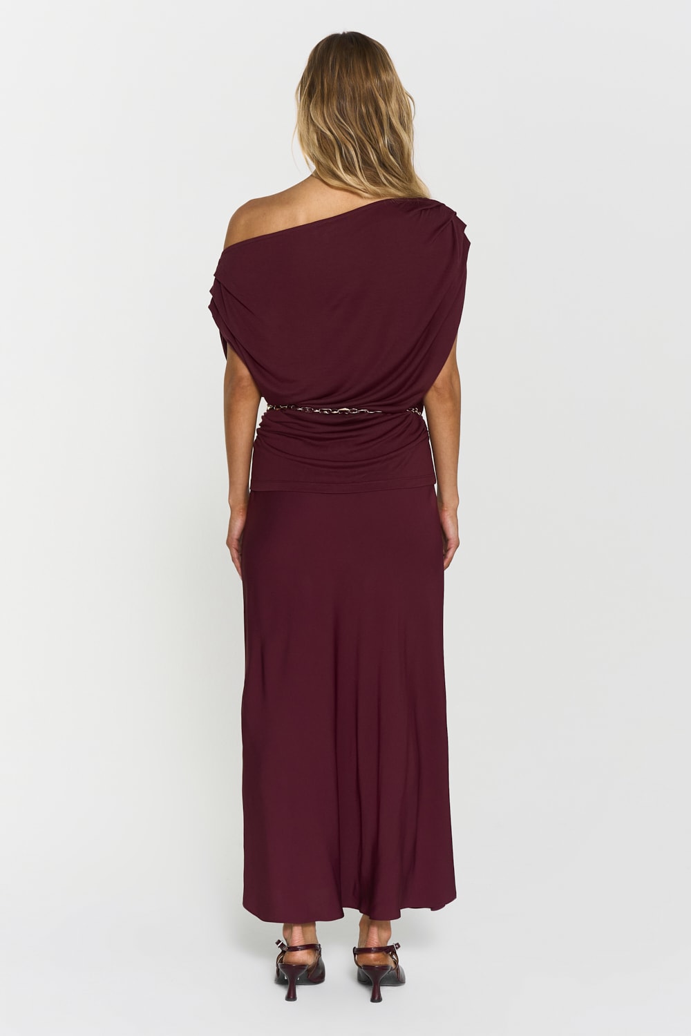 Tyne Satin Skirt
