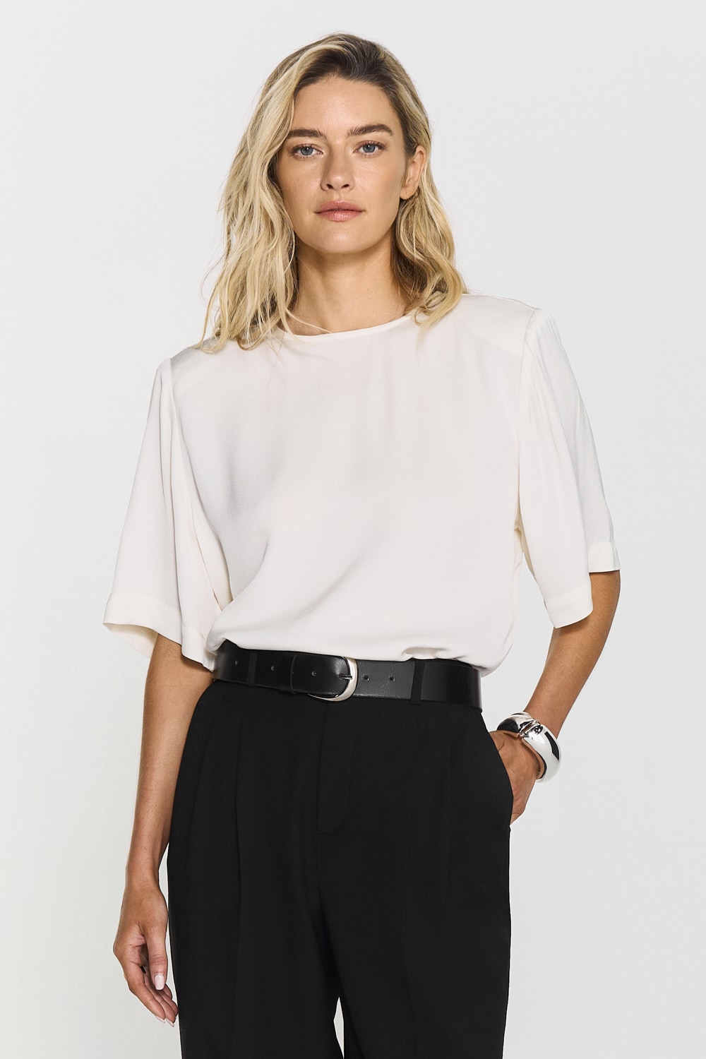 Leonie Satin Tee