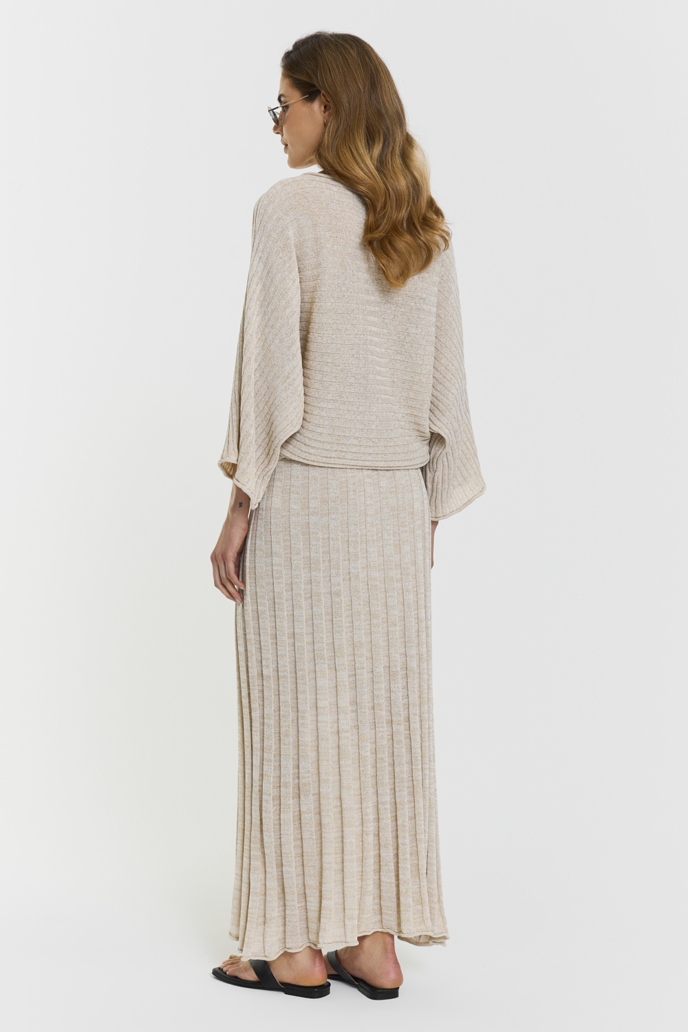 Devyn Linen-Blend Skirt