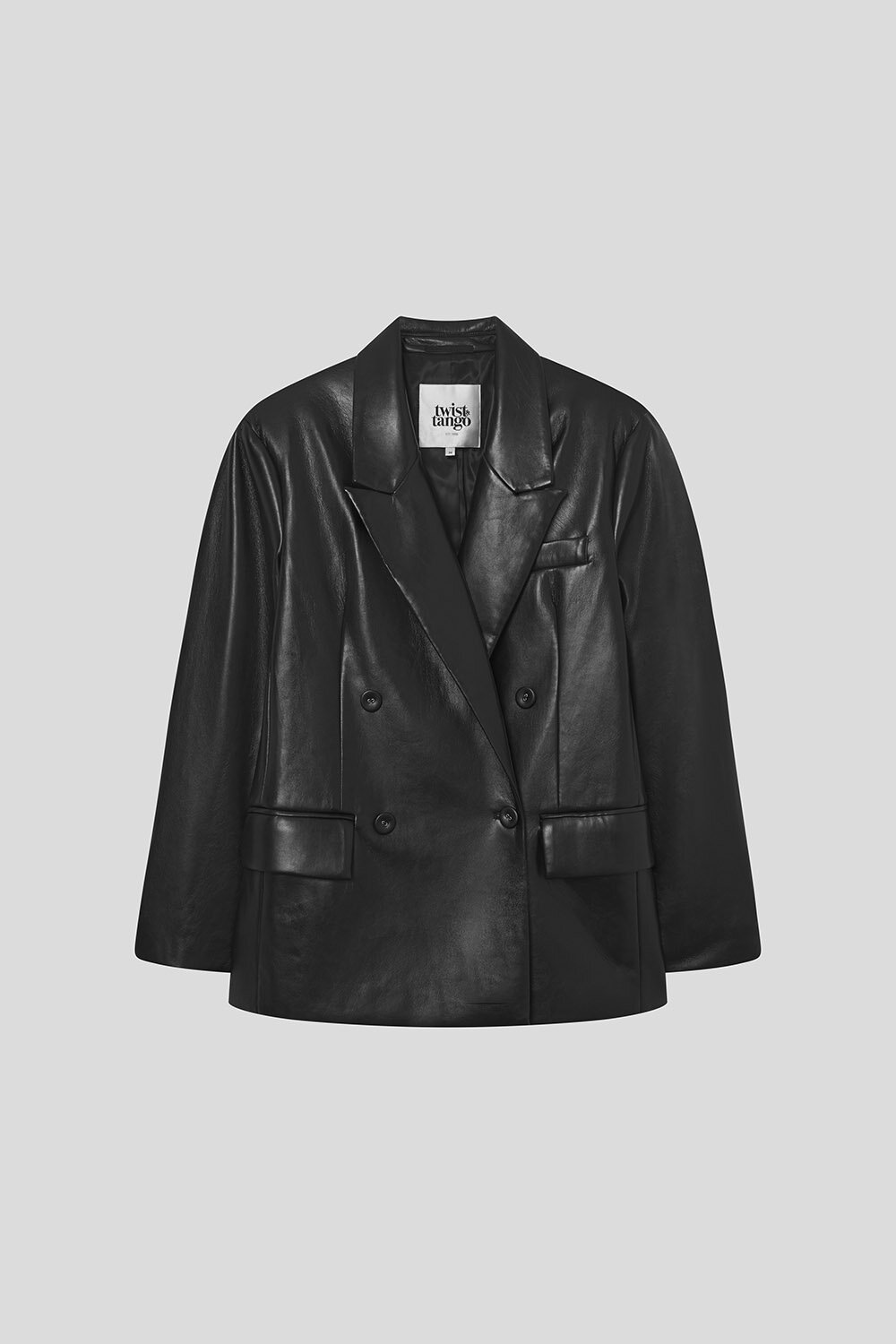 Taniel Faux Leather Blazer