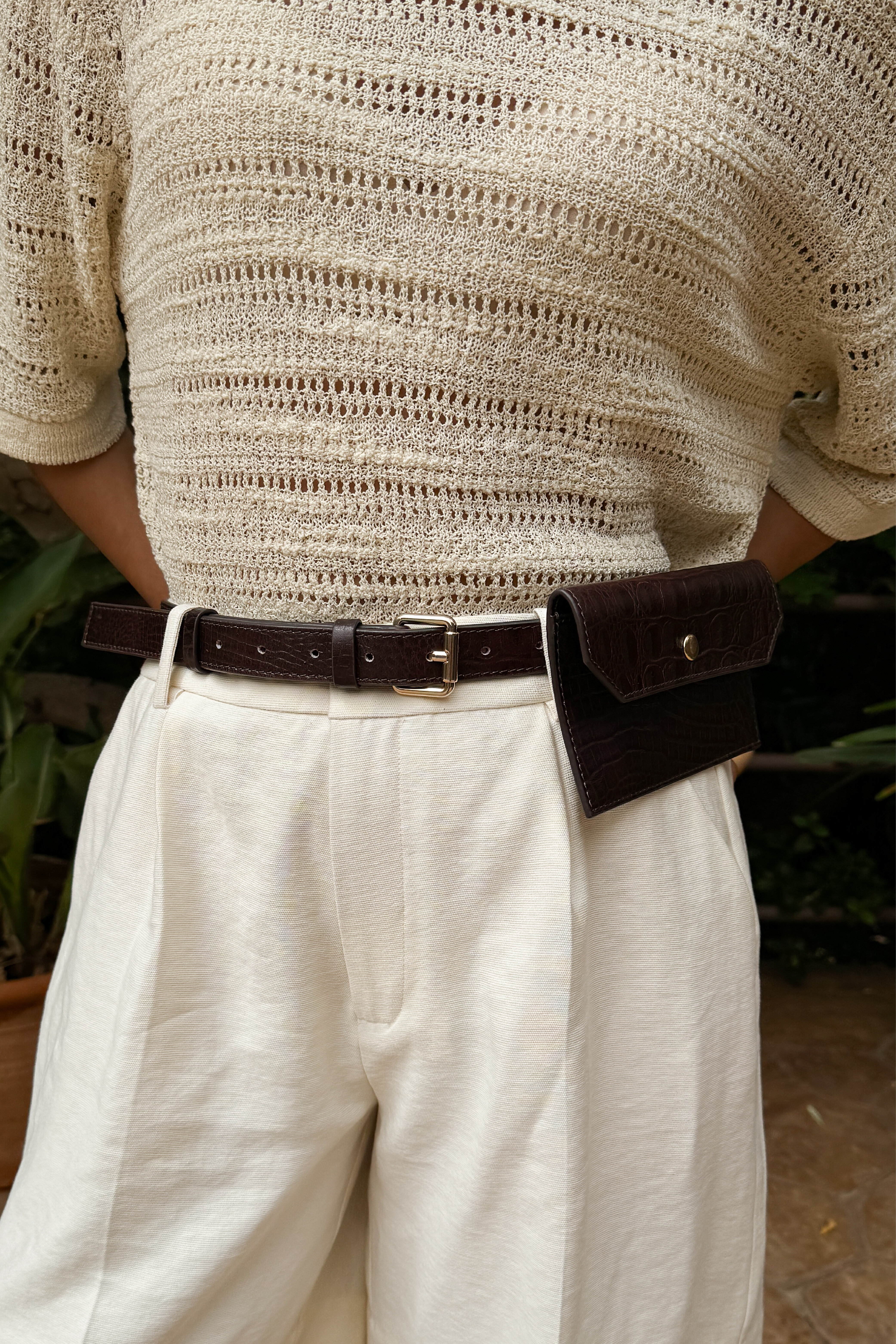 Toledo Pocket Leather Belt