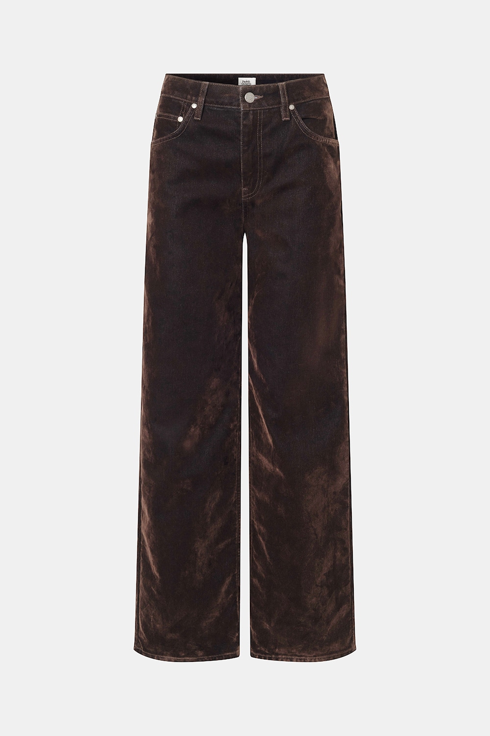Turid Flocked Denim Jeans