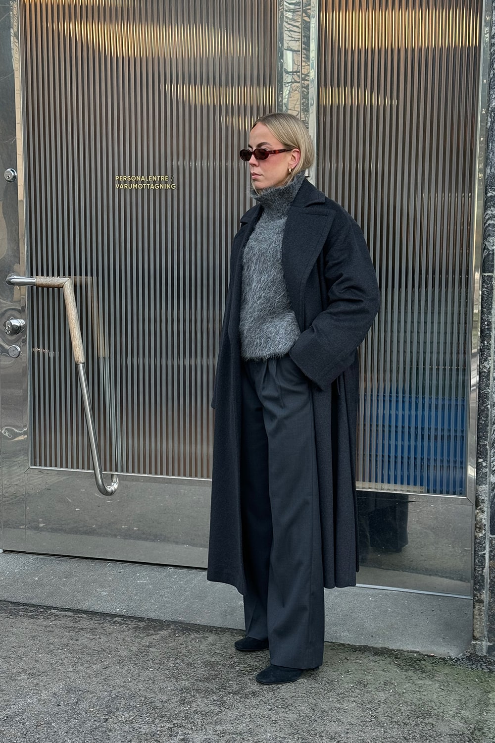 Roya Wool Blend Coat
