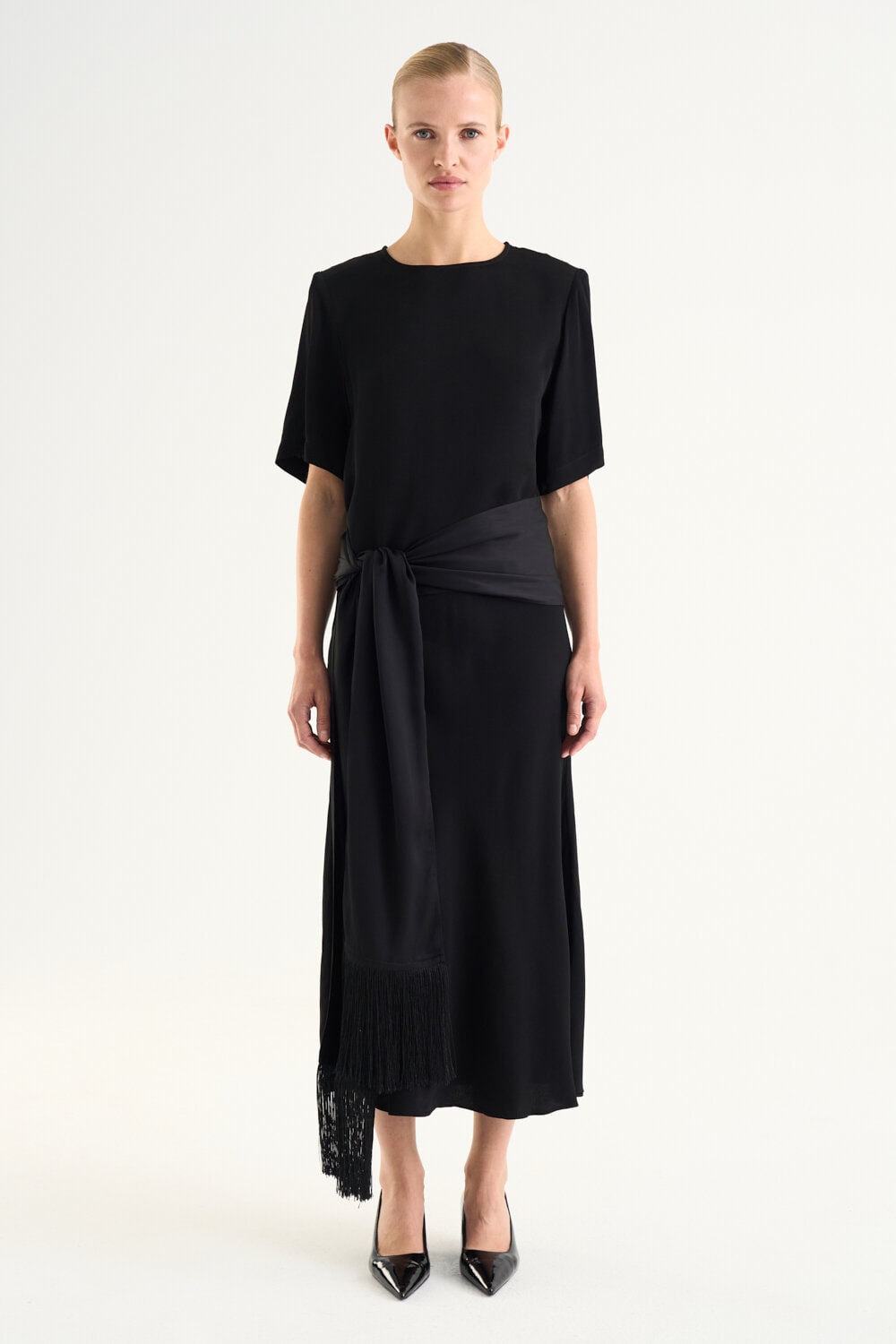 Tyne Satin Skirt