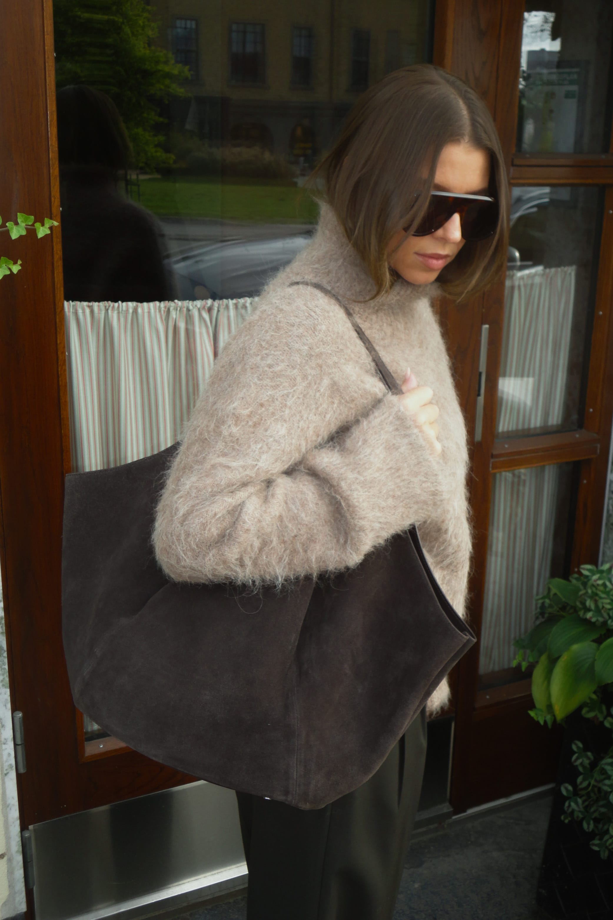 Milan Suede Tote Bag