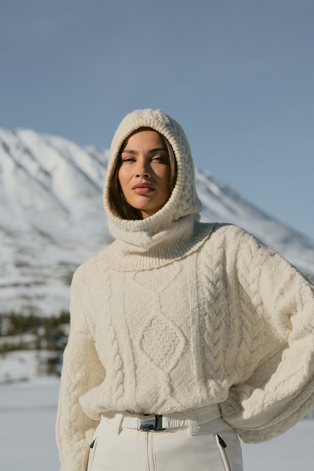 Carole Cable-Knit Sweater