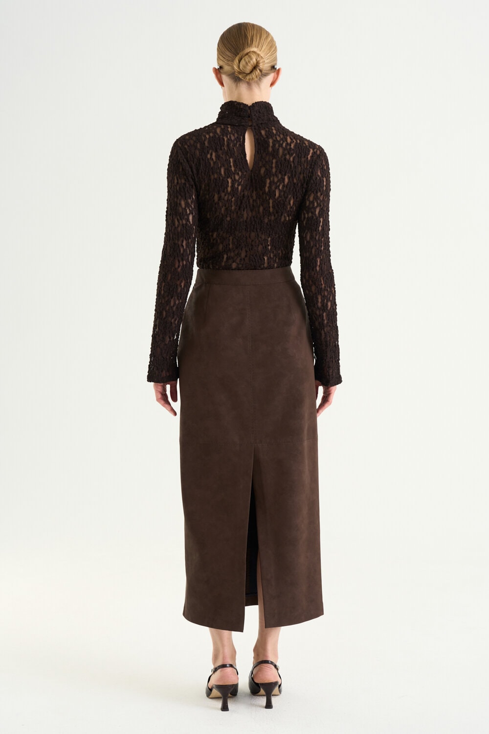Yara Faux Suede Skirt