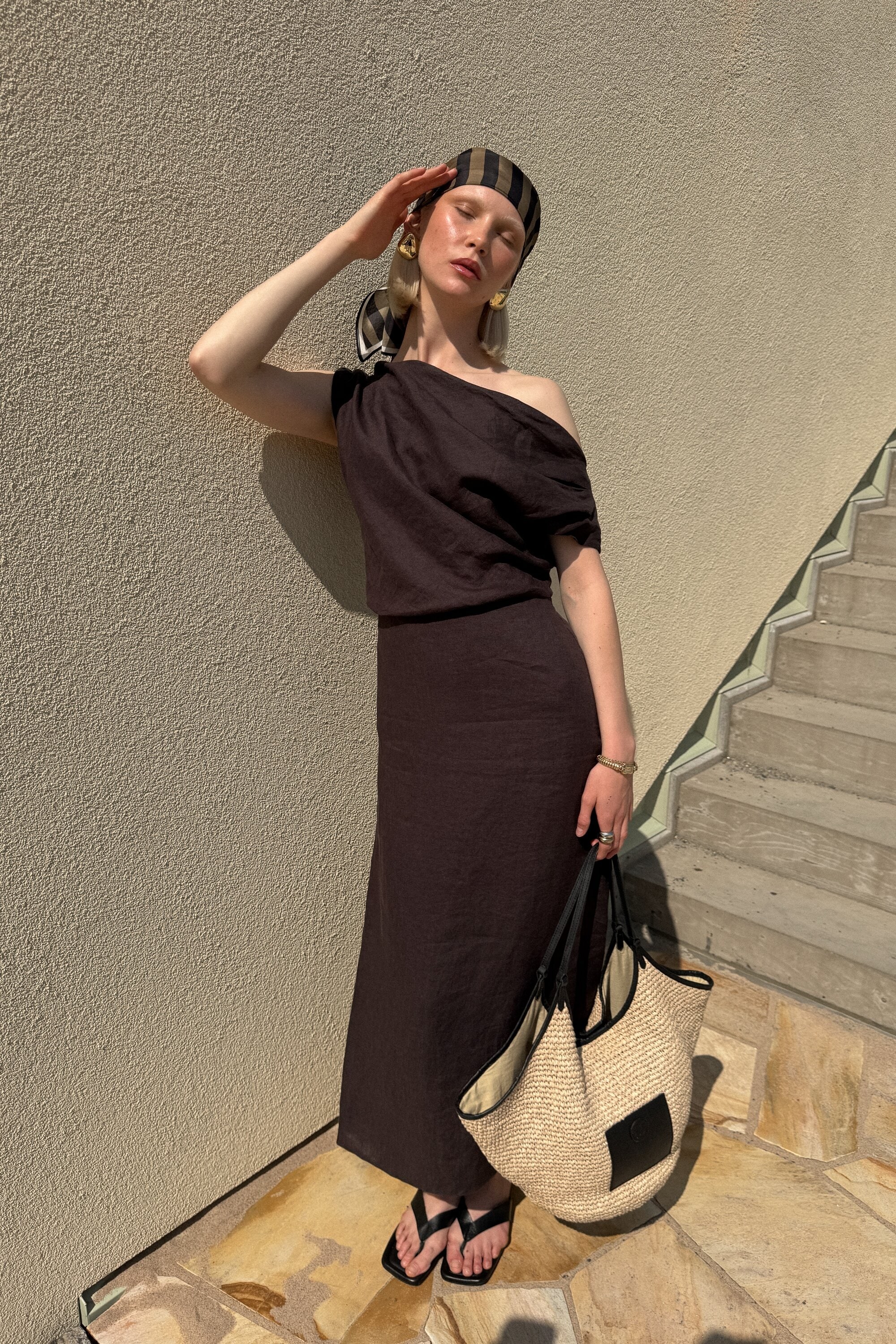 Reina Linen Dress