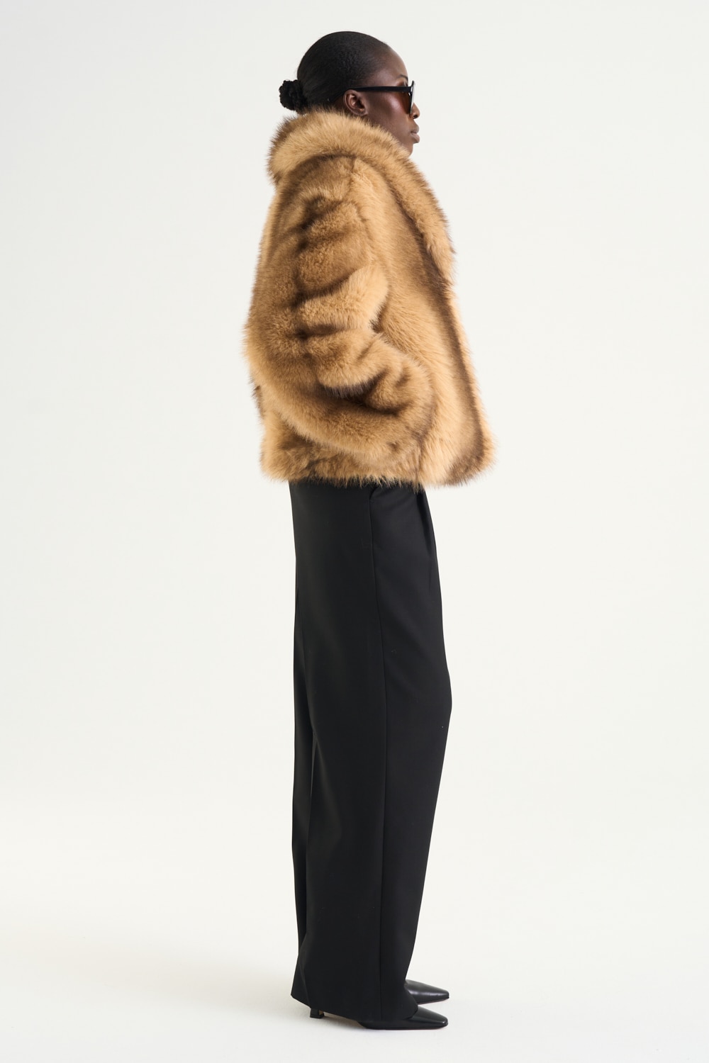 Evadne Faux Fur Jacket