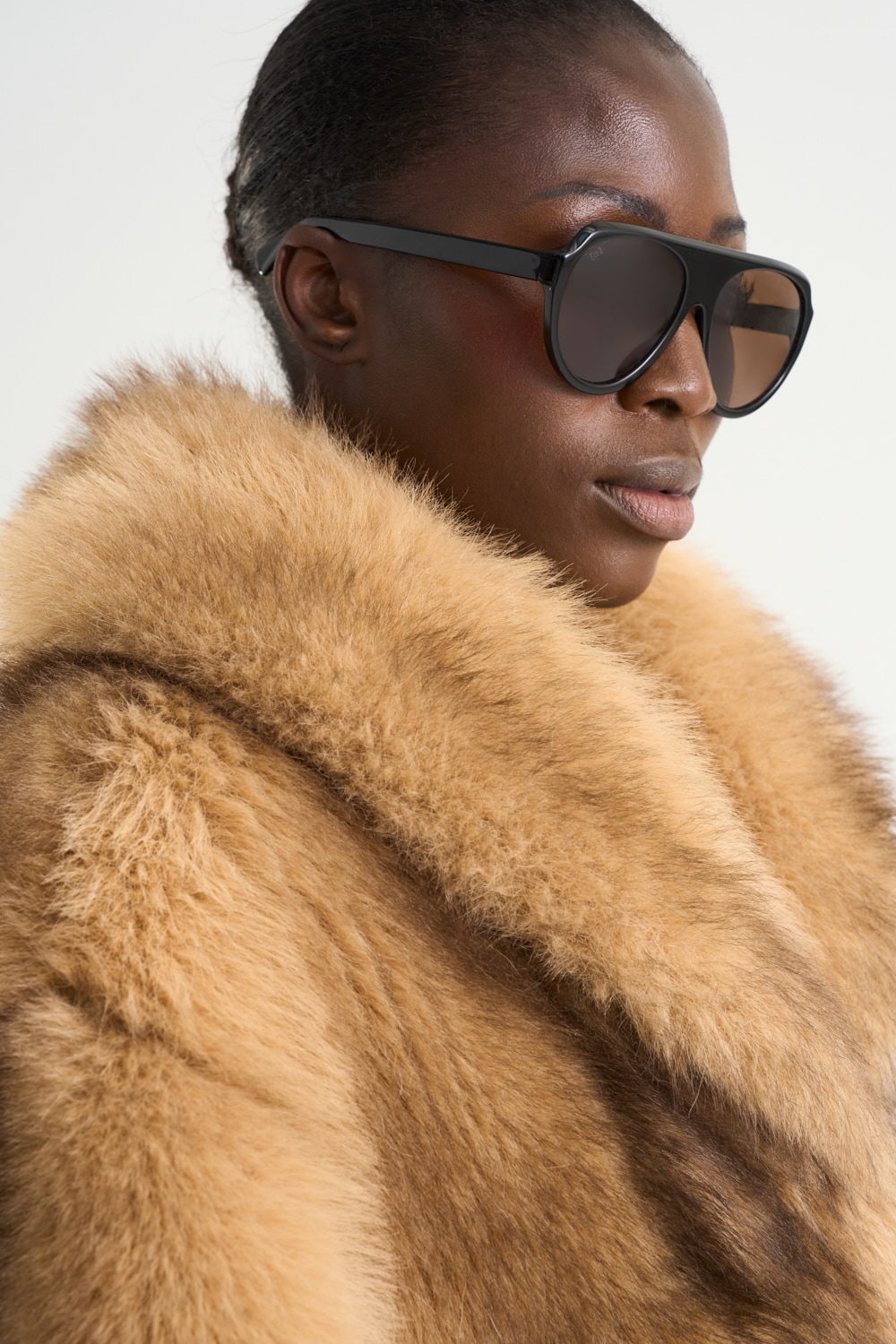 Evadne Faux Fur Jacket
