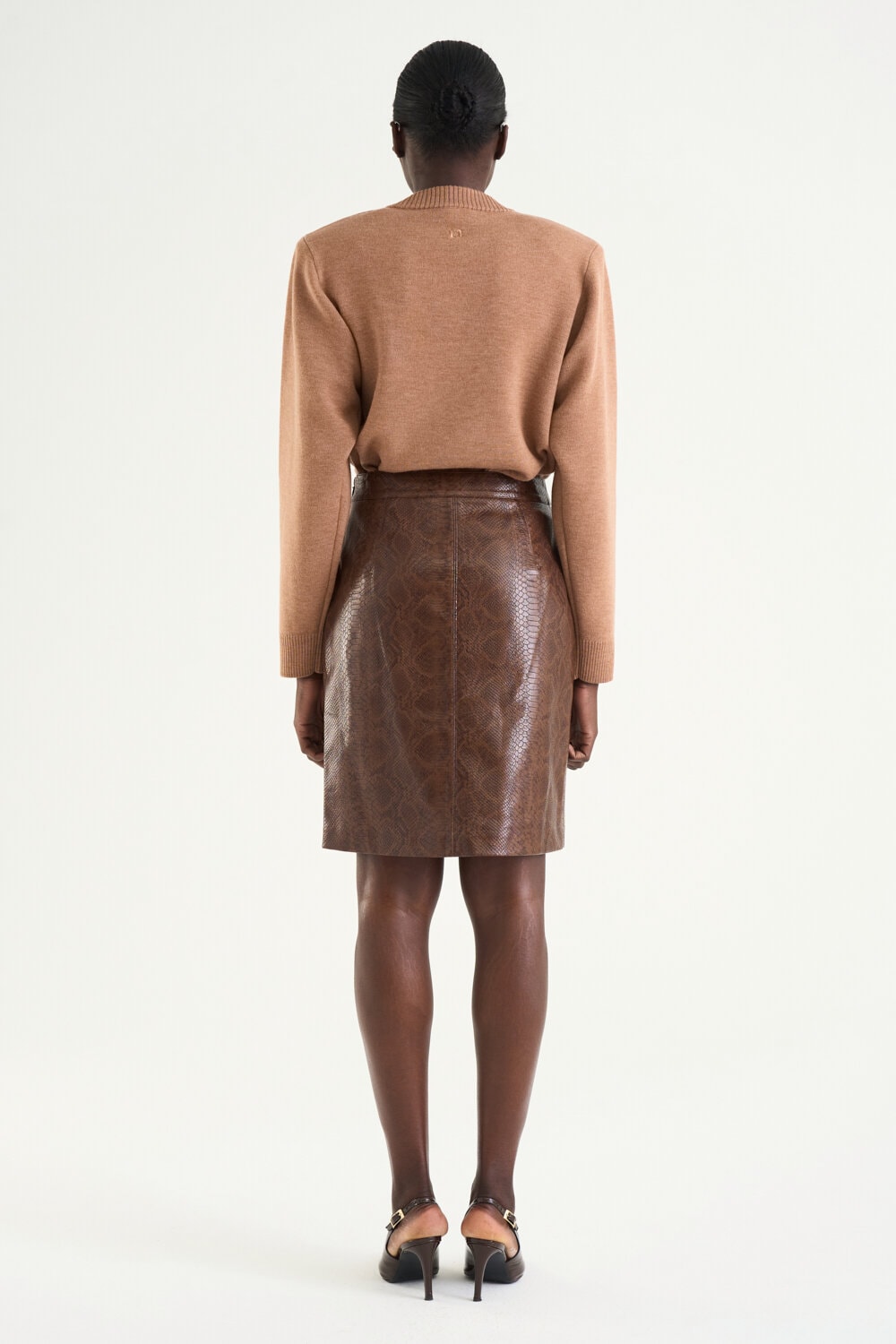 Ramona Faux Leather Skirt
