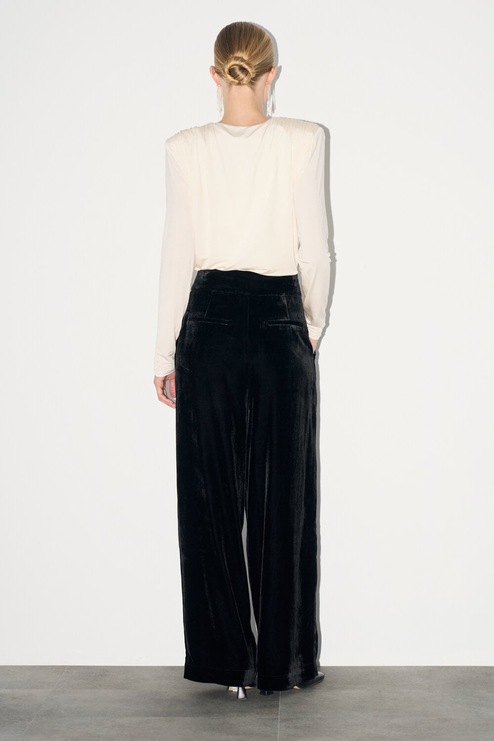 Hilaria Velvet Trousers