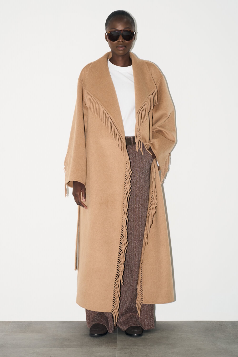 Delia Fringe Coat
