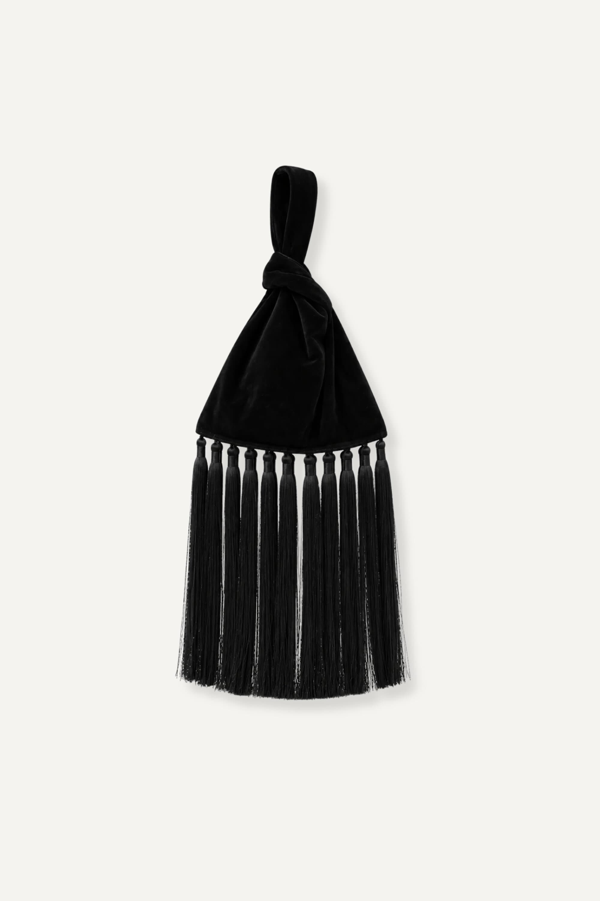Solene Velvet Fringe Bag