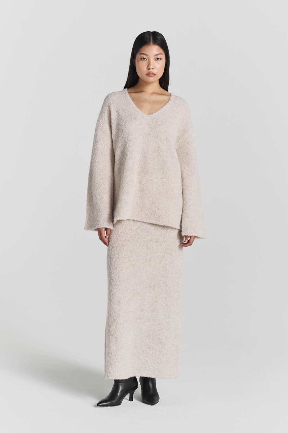 Harmony Bouclé Knitted Sweater