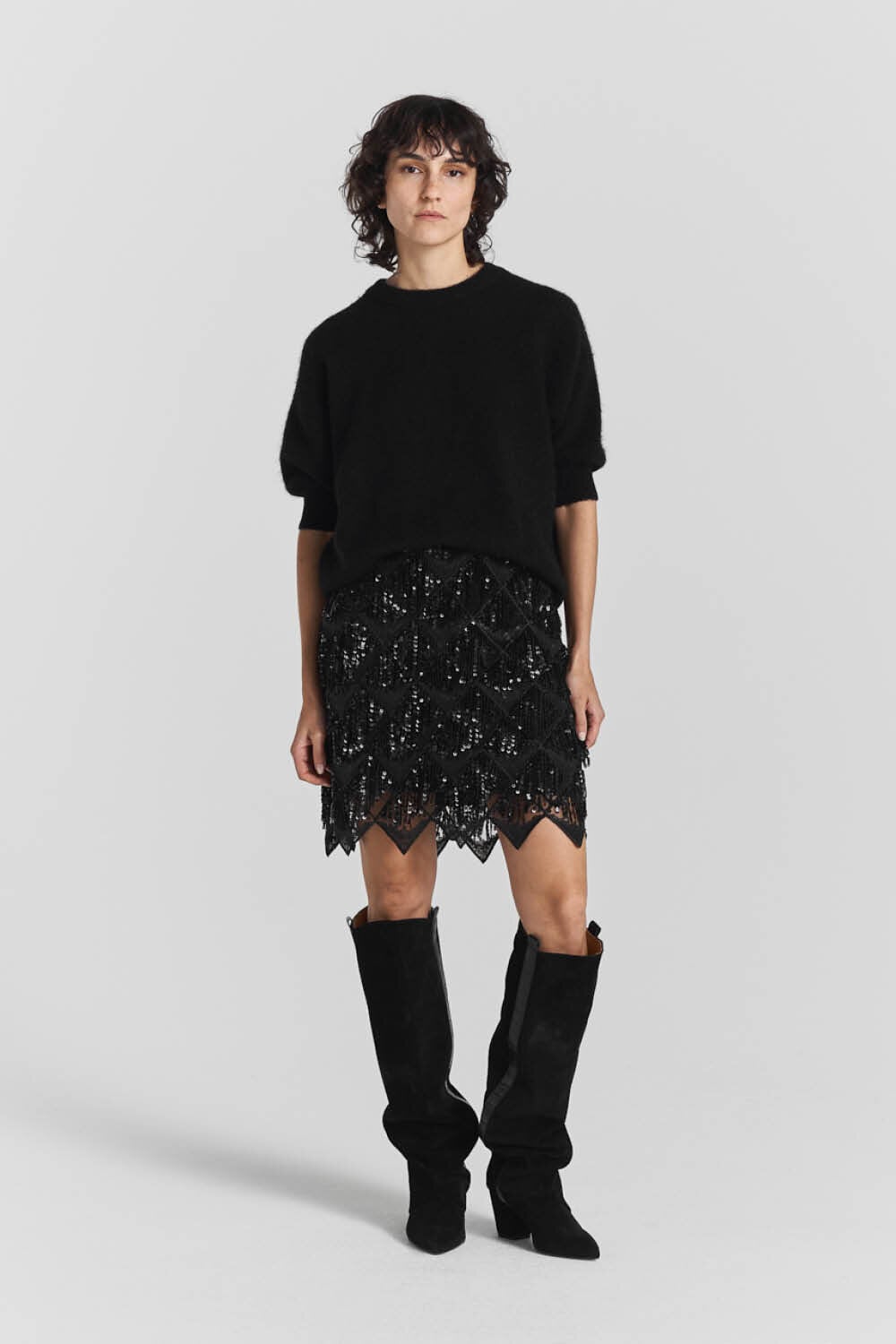 Melvina Sequin Skirt