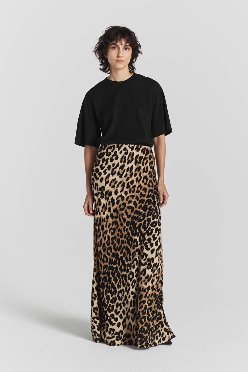 Tyne Satin Maxi Skirt