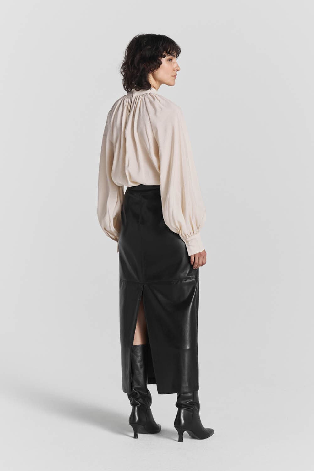 Yara Faux Leather Skirt