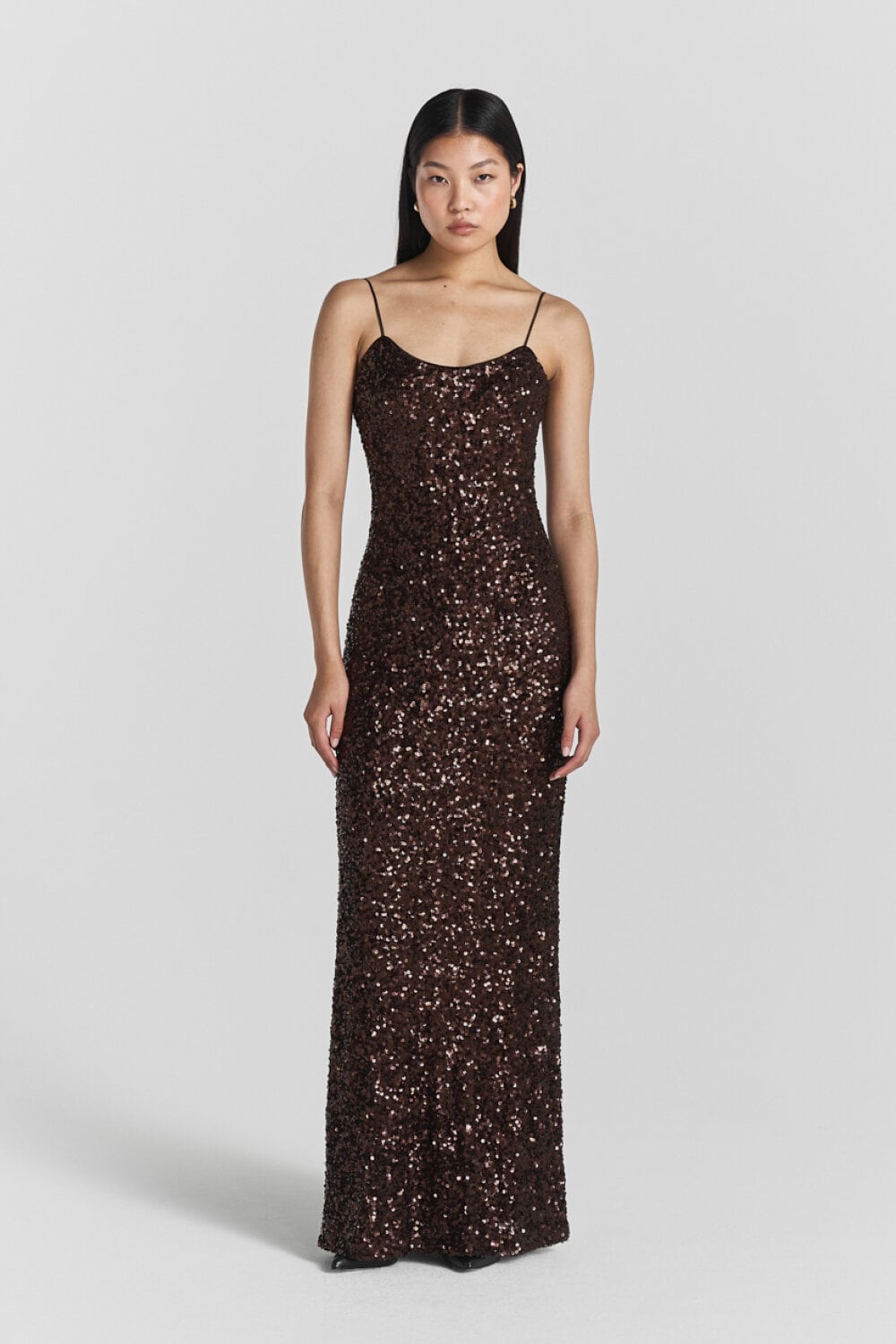 Gertrude Sequin Maxi Dress