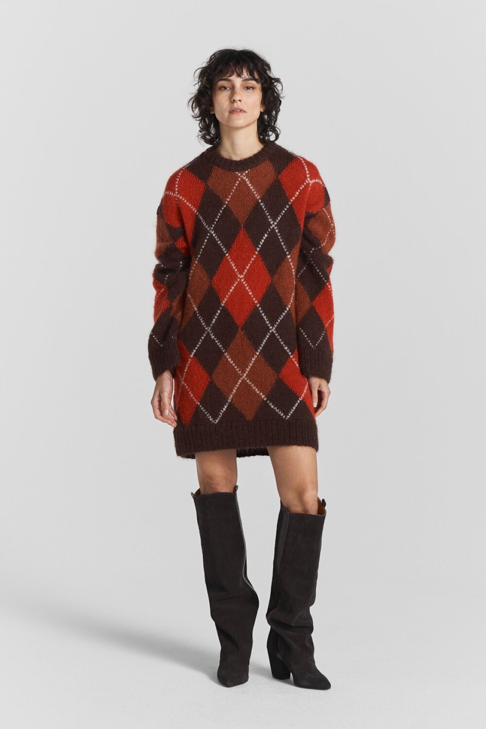 Kallie Argyle Mohair Sweater