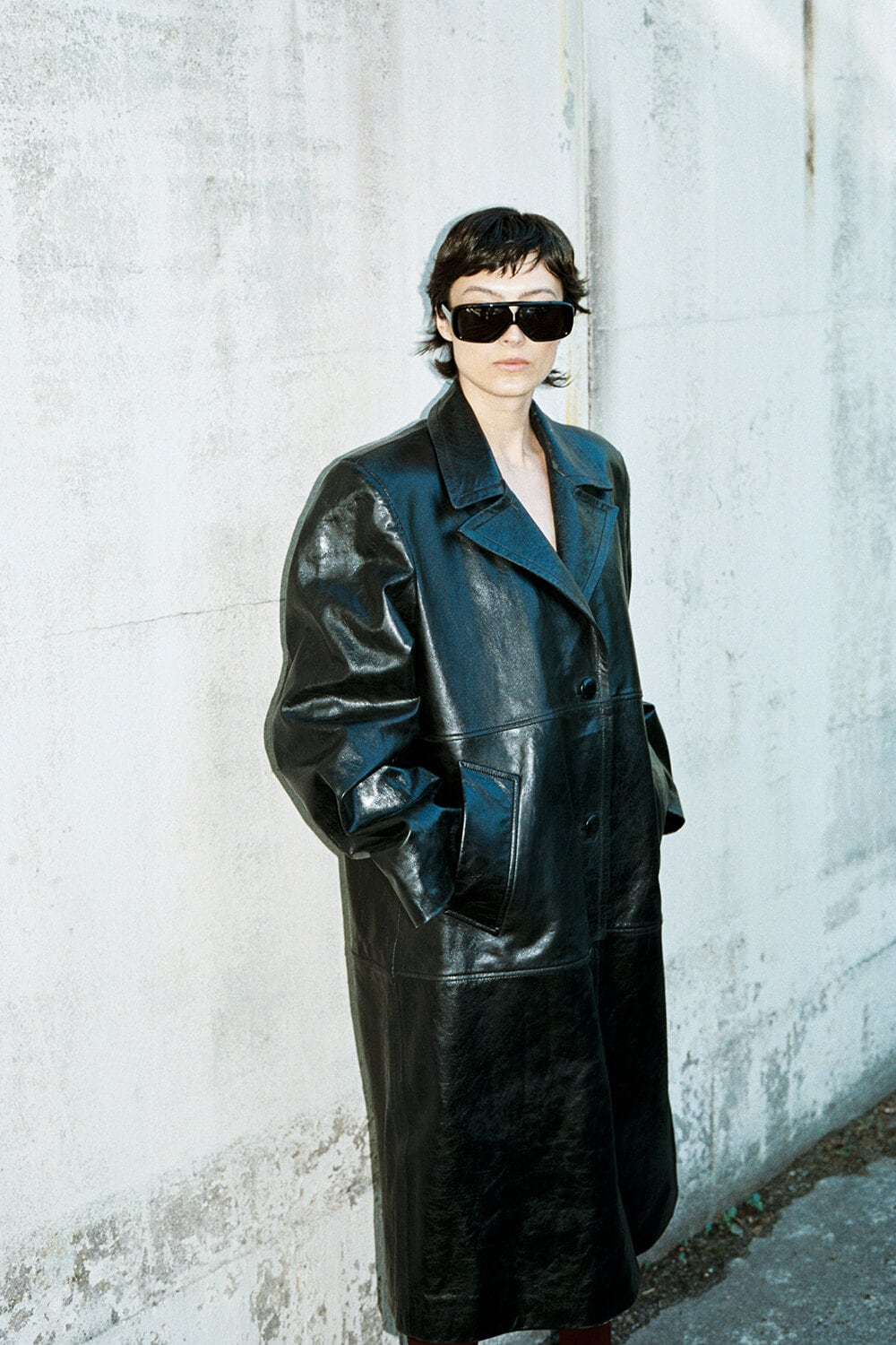 Maite Leather Coat