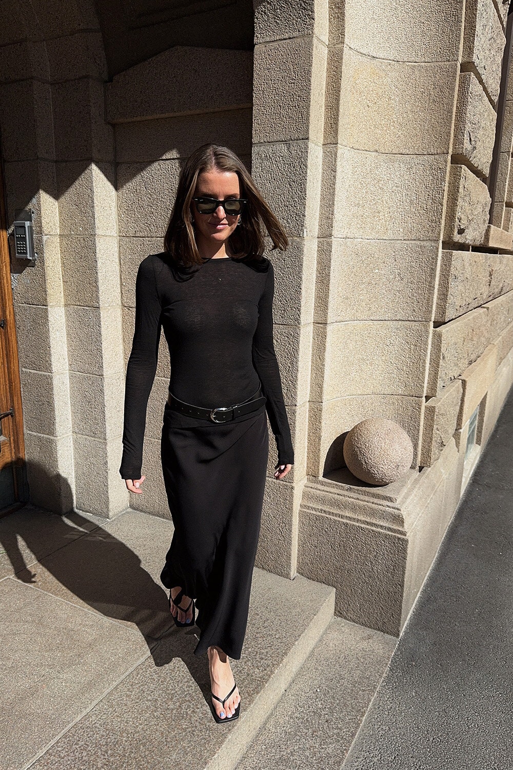 Tyne Satin Skirt