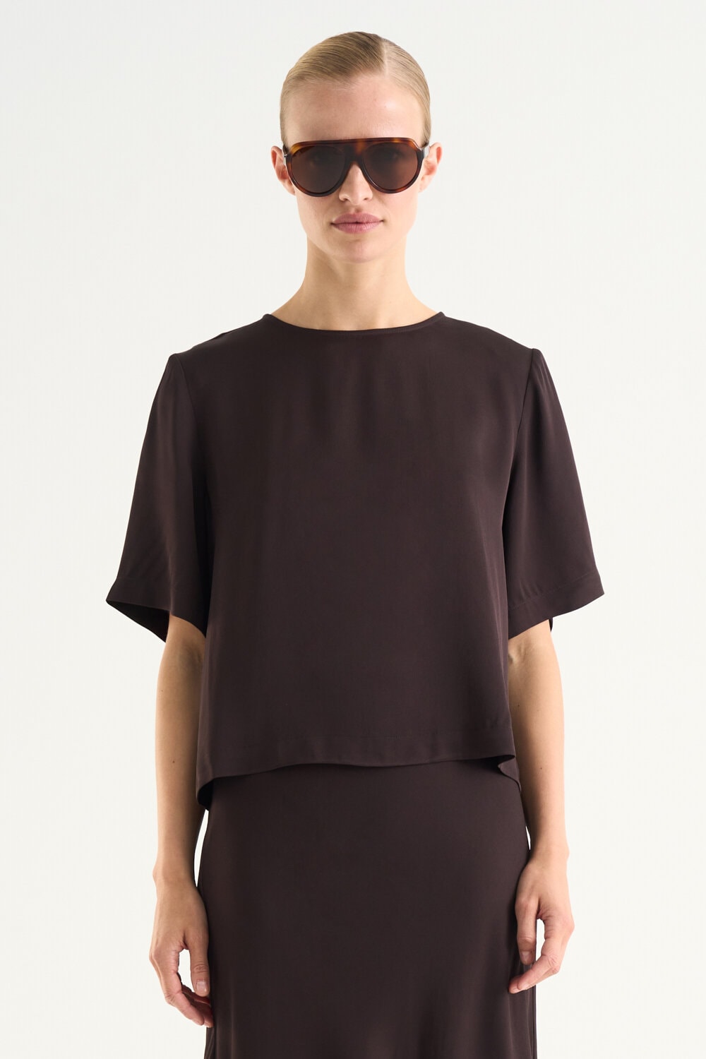 Leonie Satin Tee