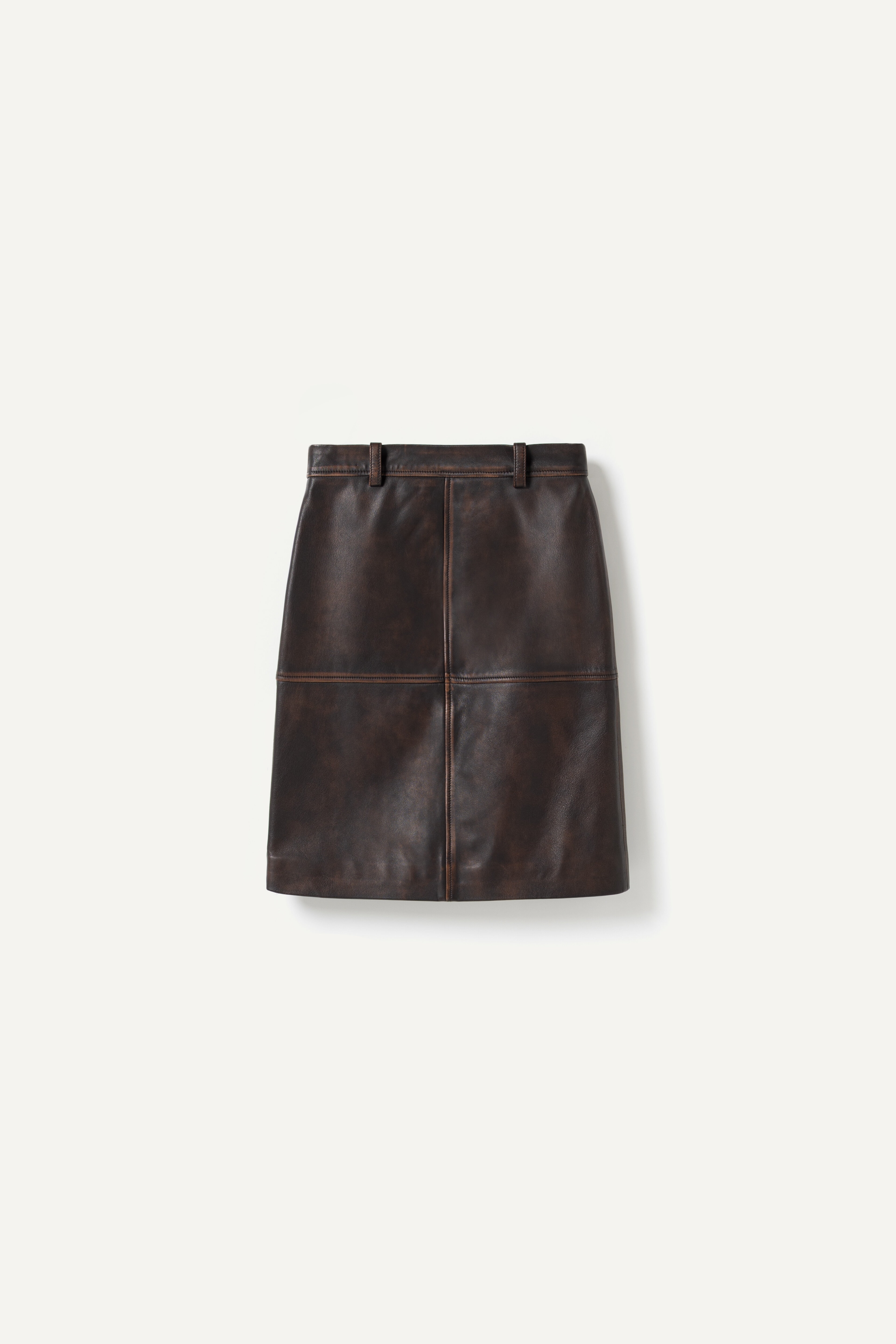 Clara Leather Skirt