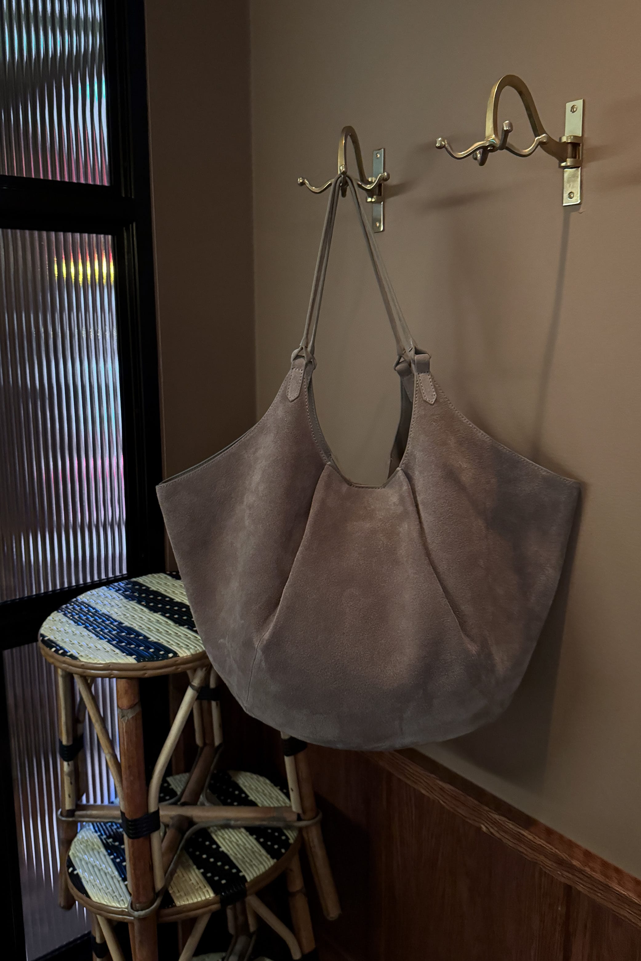 Milan Suede Tote Bag