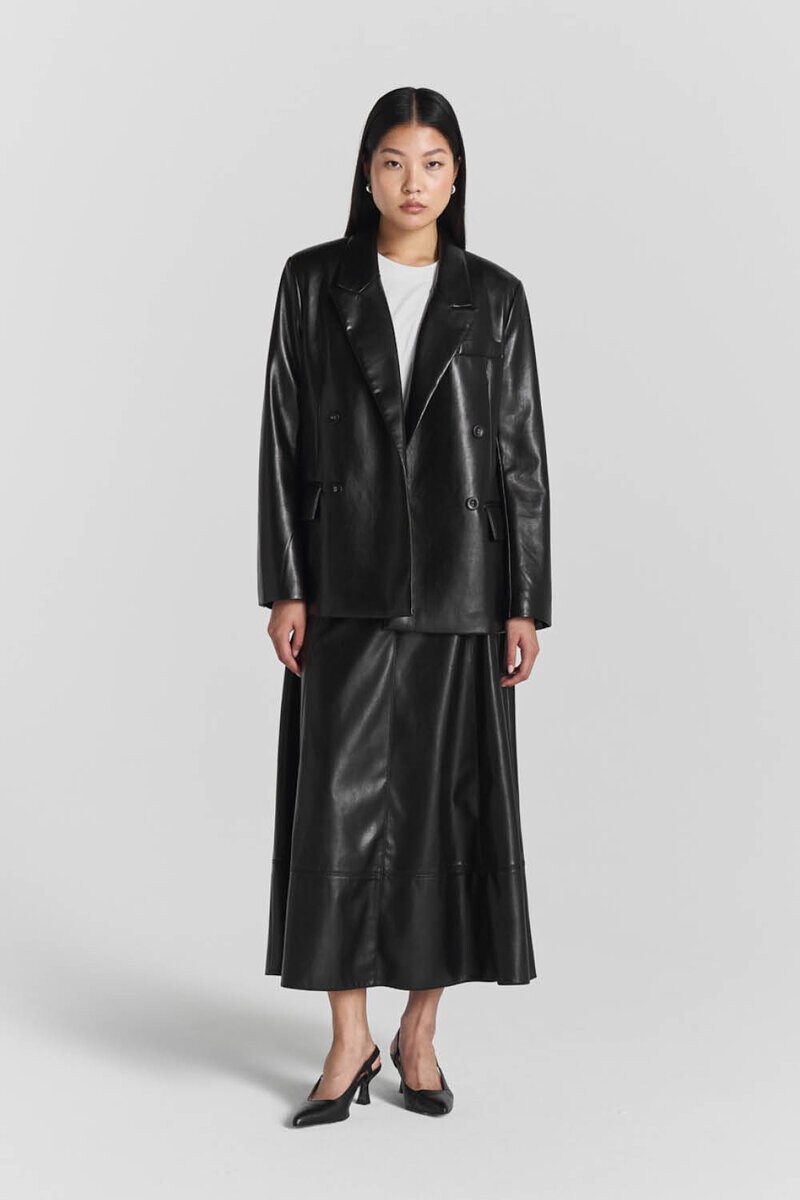 Product Image for Page Faux Leather Skirt